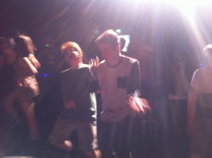 James and Bill dancing away